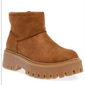 New  DV Dolce Vita Women's Lonny Cozy Platform Lug Booties Size 8.5